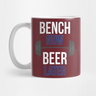 Bench Now Beer Later Lifting Mug